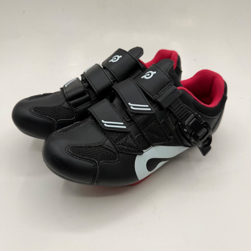 Peloton Unisex Cycling Shoes Black Red Indoor Spin Shoes Size 36 PL-SH-B-36